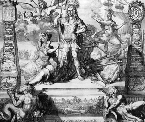 Allegorisches Porträt von Cornelis Tromp, 1688